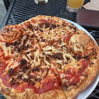 Vegan sausagee  at Tailgate Brewery - Music Row in Nashville