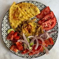 Veganer Gyros mit Pita  at Ta Kaloudia in Corfu