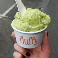 iceberg lettuce sorbet at Fluffy Torpedo in Brunswick