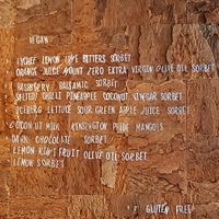 vegan menu at Fluffy Torpedo in Brunswick
