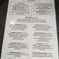 Breakfast/ Brunch Menu at Moka Largs in Largs