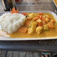Gelbes Gemüsecurry  at Pok Thaifood in Stein Am Rhein