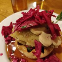 Vegan pie at Pie and Ale in Manchester