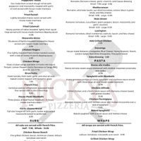 Menu - ask server for their vegan options of the day   at Nicky's Pizzeria in Lexington