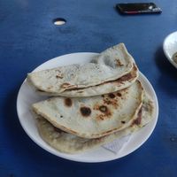 Vegan baleadas at Yahongreh? in Roatan