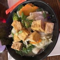 Ramen w/ rice noodles, miso, tofu & veggies  at Hibachi & Wings in Chattanooga