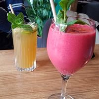 Drinks at Vilai Vegan House in Hamburg