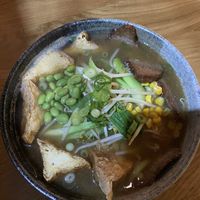 Ramen - too salty for me  at Vilai Vegan House in Hamburg