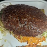 Smashed Impossible Burger at The Burger Priest in Toronto