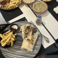 falafel wrap  at Taha The Grandson in Agadir