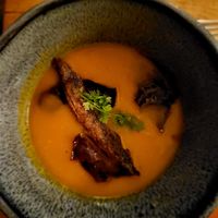 Karottensuppe vom Feinsten at Die Schloßwirtschaft in Hehlen