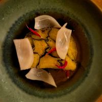 Lauchmosaik at Die Schloßwirtschaft in Hehlen