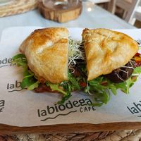  at La Biodega Cafe in Mancora