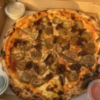 Eggplant Vegan pizzaa  at Crust Pizzaria in Hanoi