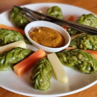 Momos at Places Restaurant and Bar in Kathmandu