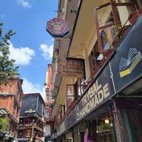 Sign at Places Restaurant and Bar in Kathmandu