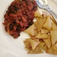 Chili sin carne at Places Restaurant and Bar in Kathmandu