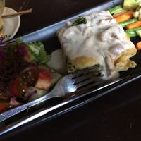 Spinach Pie  at Places Restaurant and Bar in Kathmandu