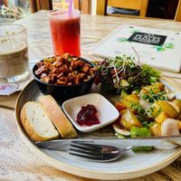 Tofu mash breakfast  at Places Restaurant and Bar in Kathmandu