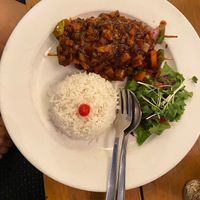 Vegan tofu   at Places Restaurant and Bar in Kathmandu