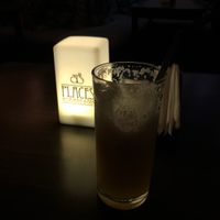 Atmospheric pineapple juice at Places Restaurant and Bar in Kathmandu