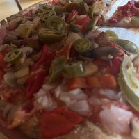 Vegan Veggie Volcano   at Kindles Wood Fired Pizzeria in Marlborough