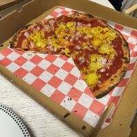 Onions and banana peppers   at Kindles Wood Fired Pizzeria in Marlborough