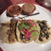 Trío de quesadillas sin queso  at Casa Arcas in San Miguel De Allende