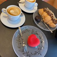 Entire breakfast   at Balance Patisserie in Pescara