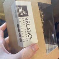 Takeaway box   at Balance Patisserie in Pescara