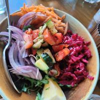 Salad that comes with meal at Rocca Restaurant And Cocktail Bar in Tunbridge Wells