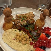 Falafel and tofu  at The Postwirt - Hotel Neue Post  in Mayrhofen