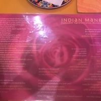 lovely place settings at Indian Mango in Munich