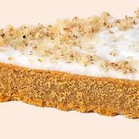 Vegan walnut carrot cake with pumpkin and tapioca at Café Frei Győr Belváros in Gyor