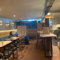 Inside seating at Plant Junkie - Front St in New York City