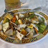 Fried vegetables   at Gran Shang Hai in Mallorca