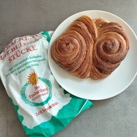 Franzbrötchen at Das Freibackhaus in Luebeck