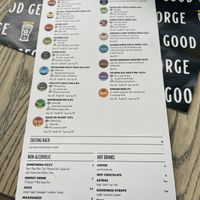 Drink menu 1  at Good Union in Cambridge