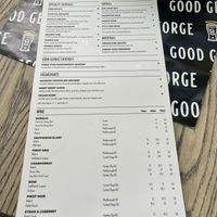 Drink menu 2  at Good Union in Cambridge
