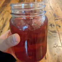 Blueberry hibiscus iced tea at Wild River Cafe in Appleton