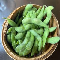Edamame beans  at Miracle Asian Restaurant in Nelson