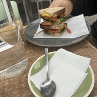 Veggie toastie with vegan cheese   at The High Horse in Officer