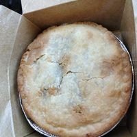 Sweet potatoe pot pie at Pot Pie Paradise in Hayward