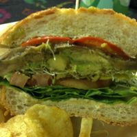 Vegan Garden Sandwich on Sourdough at Pot Pie Paradise in Hayward