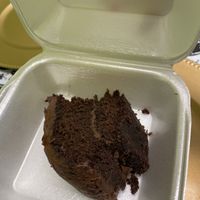 Vegan carob cake  at Eden's Vegans in Raleigh