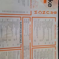 Brunch menu at Smoke  in Wilmslow