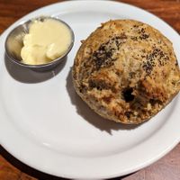 Mushroom Scallion Biscuit at Harlow in Portland