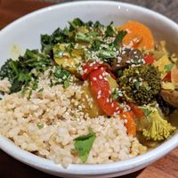 Yellow Curry Bowl at Harlow in Portland