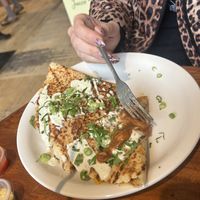 Vegan quesadilla  at Harlow in Portland