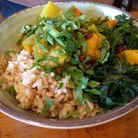 Yellow Curry Bowl at Harlow in Portland